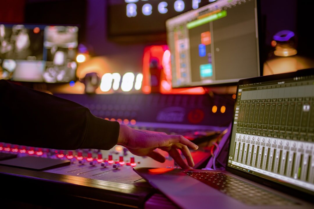 recording studio setup