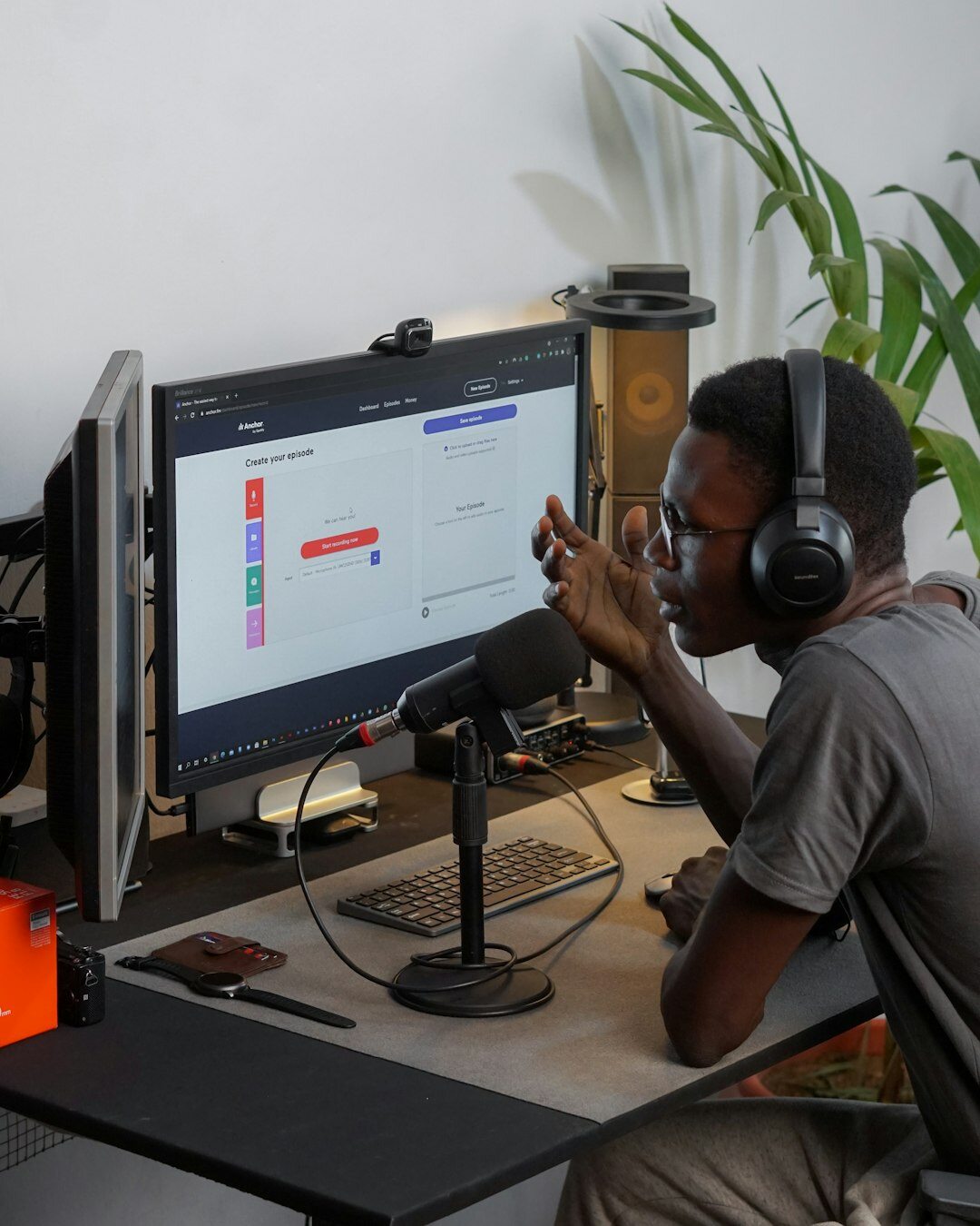 podcasting studio