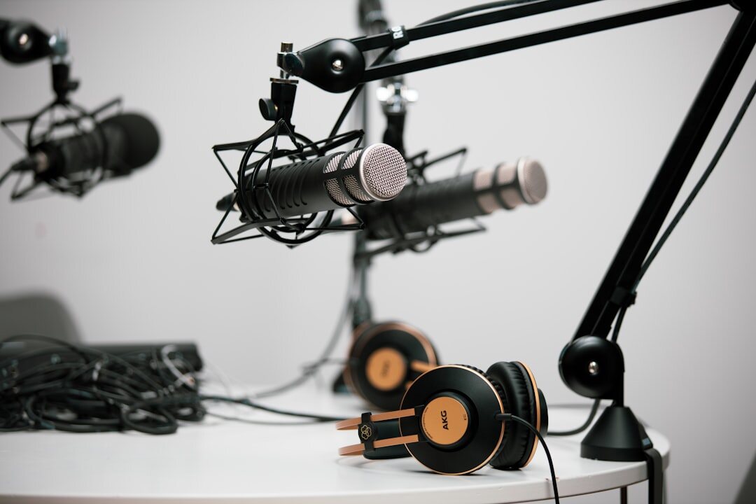 podcast studio setup