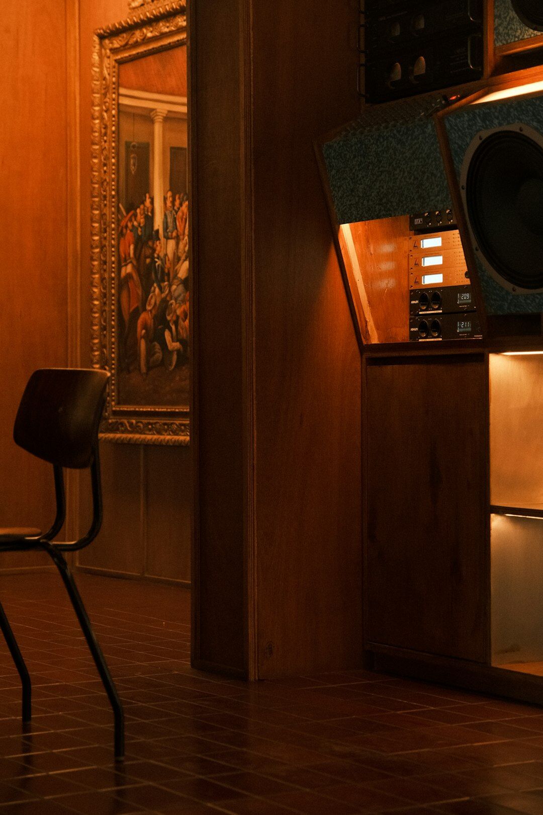 podcast studio interior
